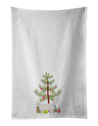 Turkish Angora Cat Christmas Kitchen Towel Set of 2