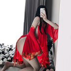 Sensual Lingerie Set with Traditional Chinese Elements