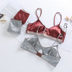 Six Rabbit Satin Comfort Wireless Bralette Set