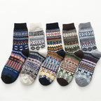 Ethnic Style Women's Tube Wool Socks