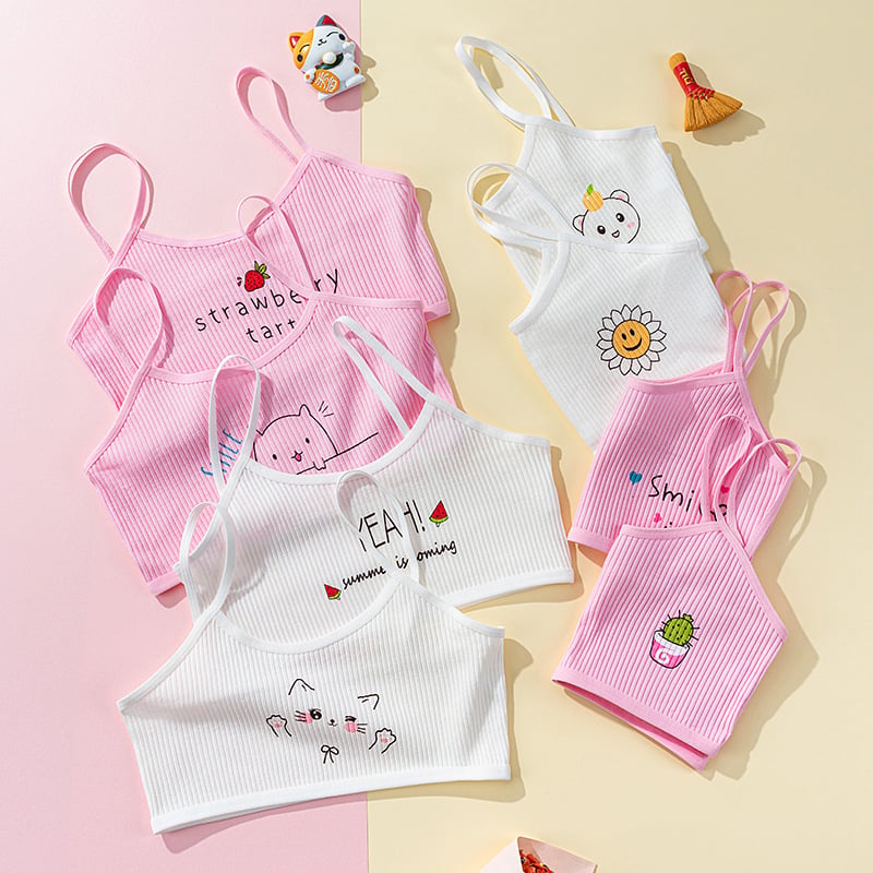 Girls Training Bra Tube Top Set