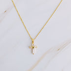 My Dear Crystal Cross Necklace | Christian Jewelry