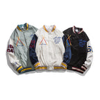 Retro Baseball Uniform Loose Overalls Casual Jacket