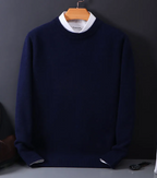Men's Oversized Knit Round Neck Sweater