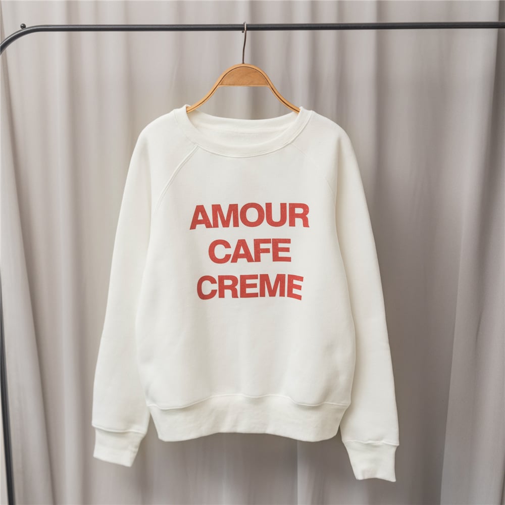 Stylish Crew Neck Sweatshirt with Alphabet Print | Streetwear