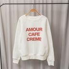 Stylish Crew Neck Sweatshirt with Alphabet Print | Streetwear
