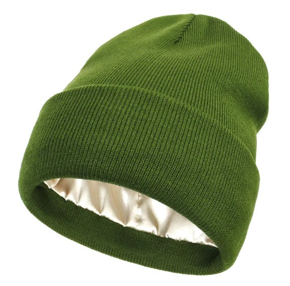 Knitted Wool Hat | Embroidered Cap