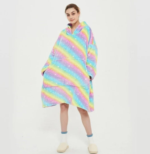 Snoodie Blanket Hoodie in Faux Lamb Fleece (One Piece) | Streetwear