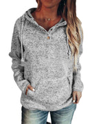Hooded Long Sleeve Rope Sweatshirt | Streetwear