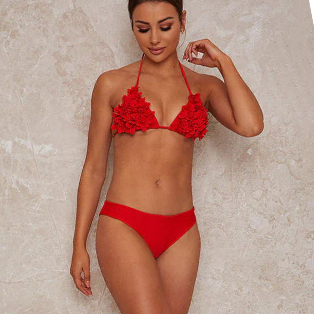 New Floral Triangle Bikini for Women