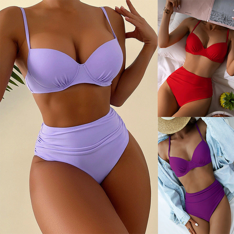 New Women's Floral Bikini Swimsuit - Sexy Two-Piece