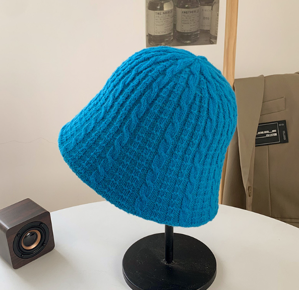 Women's Knitting Wool Fishing Hat for Fashion | Embroidered Cap