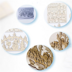Christmas Wooden Table Decoration and 3D Ornament