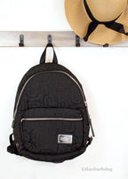 Marc Jacobs Medium Black Monogram Quilted Puffy Backpack | Streetwear
