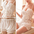 Lingerie Wedding Dress Sexy Nightgown with Sheer Back