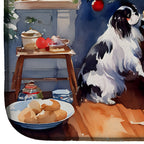 Japanese Chin Christmas Cookies Dish Drying Mat