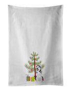 Siberian Husky Silver and White #1 Christmas Kitchen Towel Set of 2