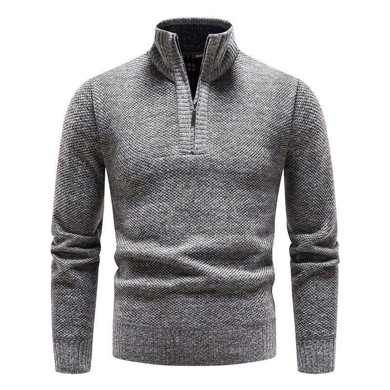 Plush Men's High Neck Sweater in New Style