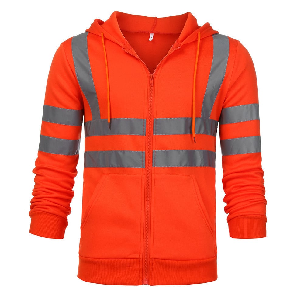 Reflective Hoodie for Sanitation Work Clothing | Streetwear
