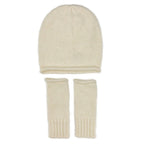 Snow Essential Knit Alpaca Beanie | Embroidered Cap