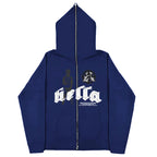 Oversized Zipper Hoodie | Streetwear