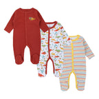 Cotton Long-Sleeve Baby Bodysuit (0–9M)