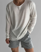 Men's Lightweight Breathable Knit T-shirt | Streetwear