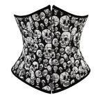 Skull Pattern Shaping Waist Corset Top for Wholesale
