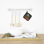 English Bulldog Christmas Pair of Pot Holders