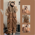 Thick Coral Fleece Cute Pajamas