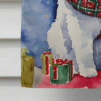 Bichon Frise Christmas House Flag