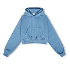 High Street Women's Short Hooded Plush Sweater