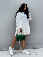 Long Hoodie with Side Slit | Streetwear