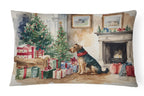 Airedale Terrier Christmas Throw Pillow
