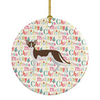 Oriental Shorthair #2 Cat Christmas Ceramic Ornament