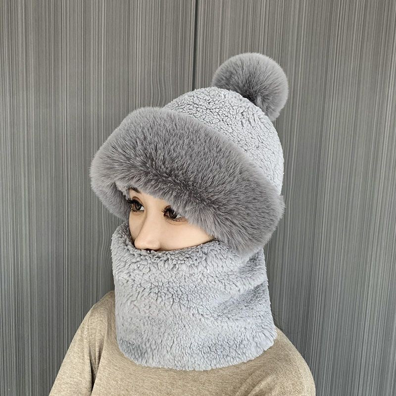 Fleece-lined Outdoor Hat with Ear and Wind Protection | Embroidered Cap
