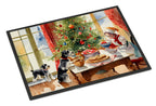 Schnauzer Christmas Cookies Doormat