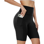 High Waist Pocket Women's Sweat Shorts