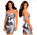 Leather-Look Women's Lingerie for Club Wear