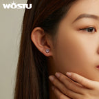 Cat Paw Print Hoop Earrings