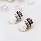 Cartoon Christmas Snowman Brooch - Stylish Gift Pin