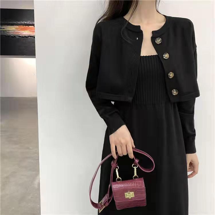 Temperament Camisole Dress Two-Piece Set