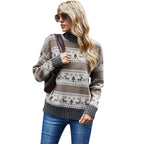 2020 Autumn Winter Women's Christmas Sweater Knit Top