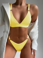2023 Women's Sexy Striped Bikini Swimwear Set
