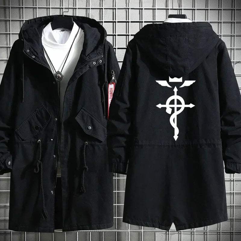 Anime Fullmetal Alchemist Edward Elric Hoodie Coat | Streetwear