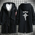 Anime Fullmetal Alchemist Edward Elric Hoodie Coat | Streetwear
