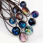 Christmas Gem Harajuku Starry Glow Necklace Pendant