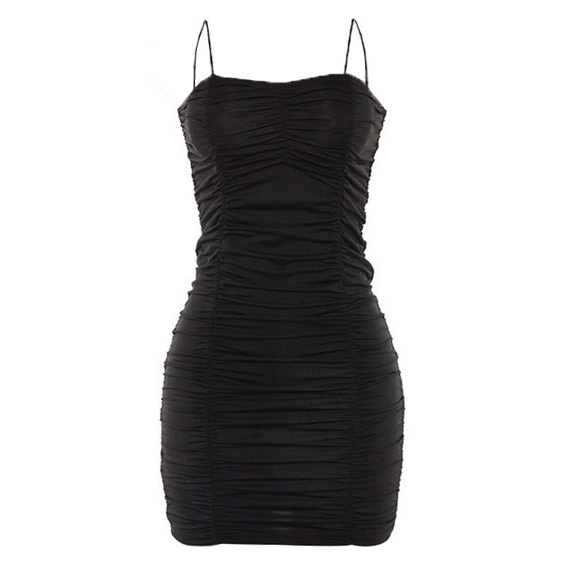 Trendy Spring Summer Ruched Slip Dress (Amazon Bestseller)