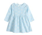 Floral Cotton Long Sleeve Dress for Children
