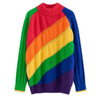 Celebrity Hyuna Women's Rainbow Sweater